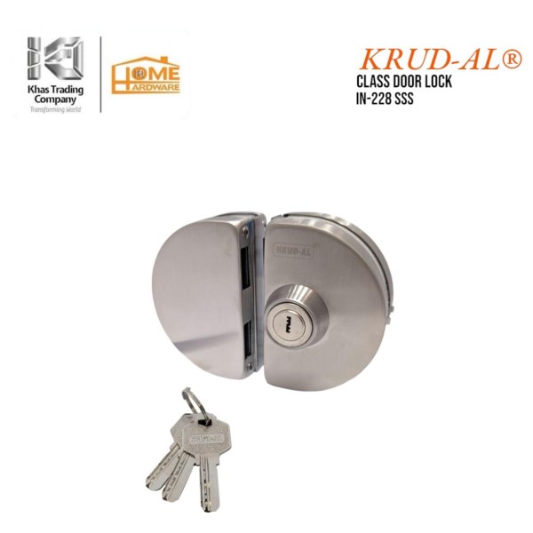 KHAS KRUDAL GLASS DOOR D LOCK DOUBLE 